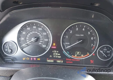 2014 BMW 320I из США, поврежденный, VIN WBA3B1C5XEP679906